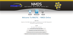 Desktop Screenshot of nmds.mastic.gov.my