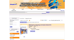 Desktop Screenshot of iportal.mastic.gov.my